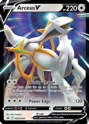 Arceus V SWSH306  - Holofoil SWSH Sword & Shield Promo Cards