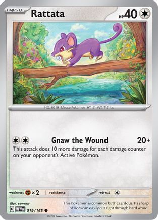 Rattata 019/165 Scarlet & Violet 151 - Common
