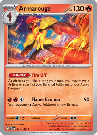 Armarouge (Line Holo) 041/198  - Holofoil Miscellaneous Cards & Products