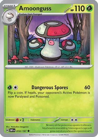 Amoonguss 010/197 Obsidian Flames