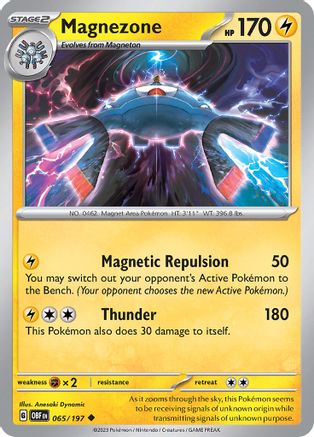 Magnezone 065/197 - Reverse Holofoil Obsidian Flames