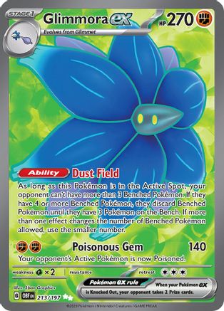 Glimmora ex 213/197 - Holofoil Obsidian Flames