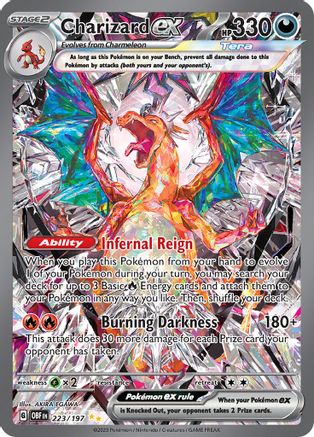 Charizard ex 223/197 - Holofoil Obsidian Flames