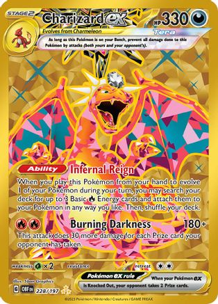 Charizard ex 228/197 - Holofoil Obsidian Flames