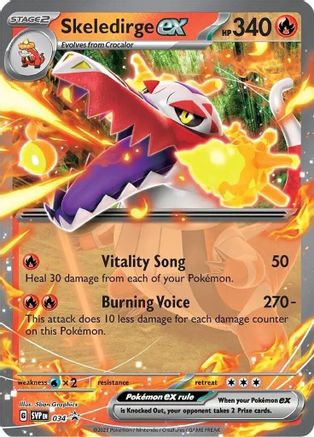 Skeledirge ex 034  - Holofoil SV Scarlet & Violet Promo Cards