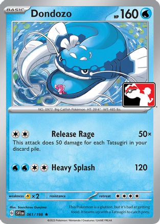 Dondozo 061/198  - Holofoil Prize Pack Series Cards