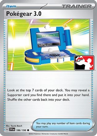 Pokegear 3.0 186/198  Prize Pack Series Cards