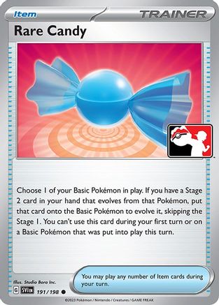Rare Candy 191/198  Prize Pack Series Cards