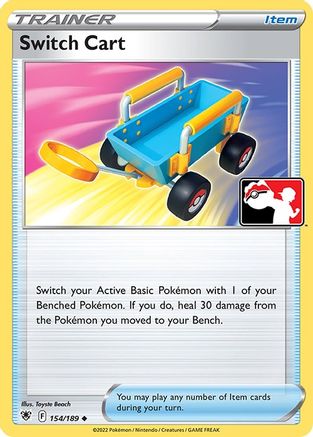 Switch Cart 154/189  - Holofoil Prize Pack Series Cards
