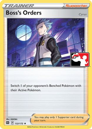 Boss's Orders 132/172  - Holofoil Prize Pack Series Cards