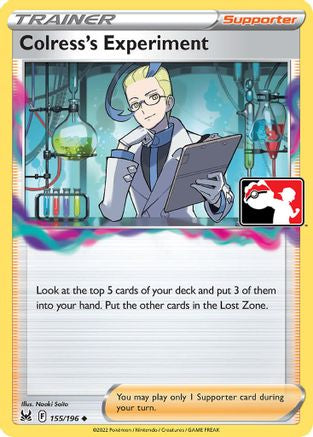 Colress's Experiment 155/196  Prize Pack Series Cards