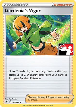 Gardenia's Vigor 143/189  Prize Pack Series Cards