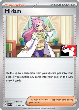 Miriam 179/198  Prize Pack Series Cards