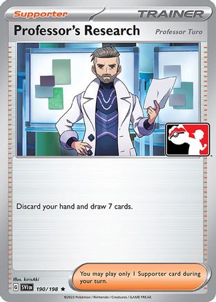 Professor's Research 190/198  Prize Pack Series Cards