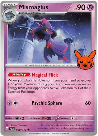 Mismagius 088/193  Trick or Trade BOOster Bundle 2023