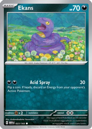 Ekans 023/165 Scarlet & Violet 151 - Common
