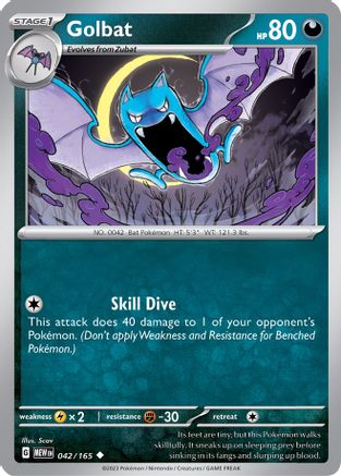 Golbat 042/165 Scarlet & Violet 151 - Uncommon