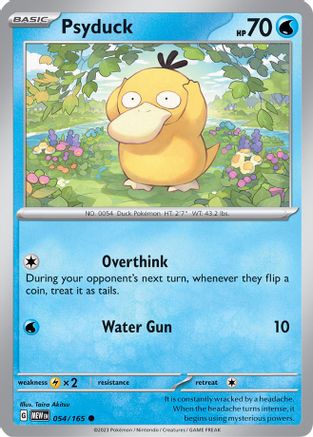 Psyduck 054/165 Scarlet & Violet 151 - Common