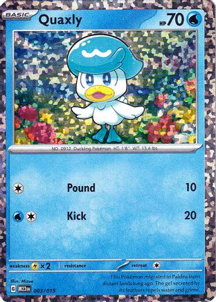 Quaxly 003/015  - Holofoil McDonalds Promos 2023