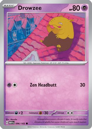 Drowzee 096/165 Scarlet & Violet 151 - Common