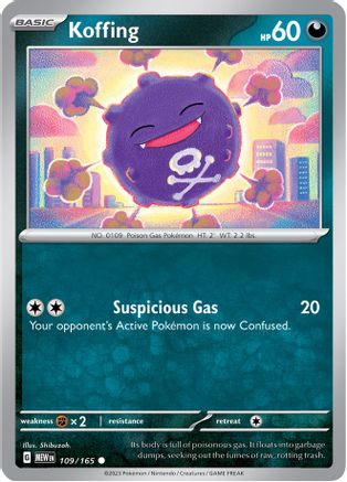 Koffing 109/165 Scarlet & Violet 151 - Common