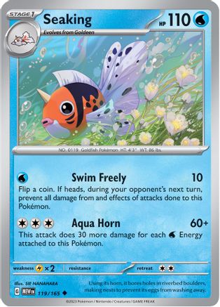 Seaking 119/165 Scarlet & Violet 151 - Uncommon