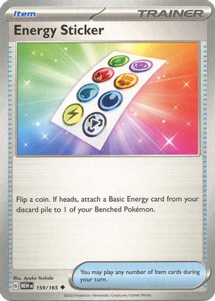 Energy Sticker 159/165 - Reverse Holofoil Scarlet & Violet 151 - Uncommon