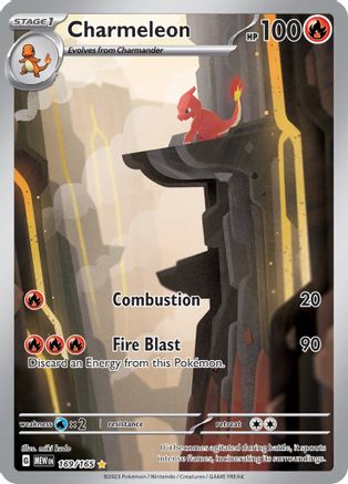 Charmeleon 169/165 - Holofoil Scarlet & Violet 151