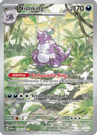 Nidoking 174/165 - Holofoil Scarlet & Violet 151