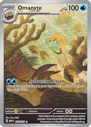 Omanyte 180/165 - Holofoil Scarlet & Violet 151