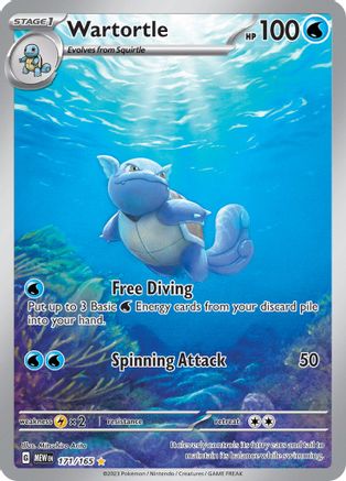 Wartortle 171/165 - Holofoil Scarlet & Violet 151