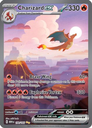 Charizard ex 199/165 - Holofoil Scarlet & Violet 151