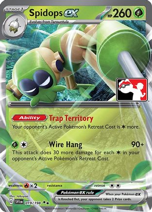 Spidops ex 019/198  - Holofoil Prize Pack Series Cards