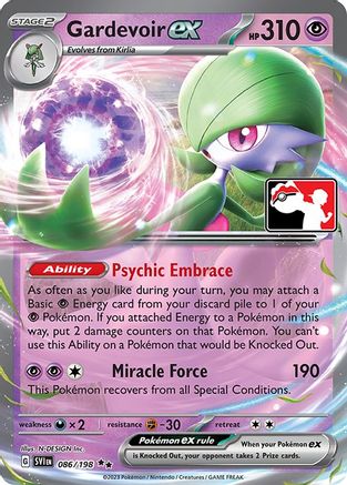 Gardevoir ex 086/198  - Holofoil Prize Pack Series Cards