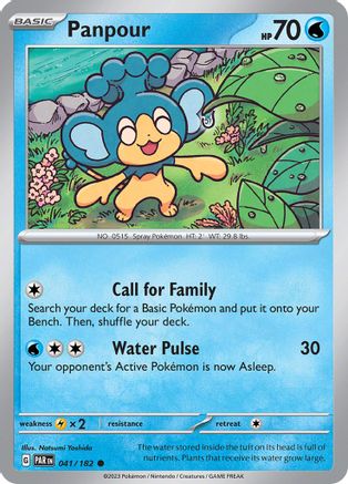 Panpour 041/182 - Reverse Holofoil Paradox Rift