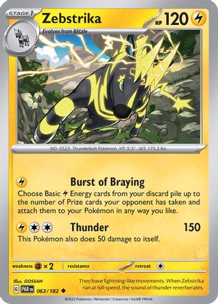 Zebstrika 063/182  SV04 Paradox Rift