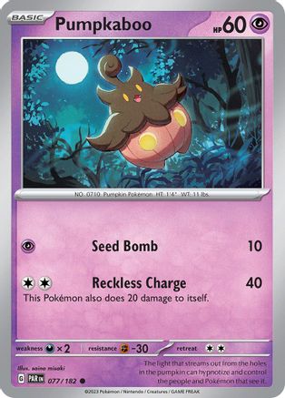 Pumpkaboo 077/182  SV04 Paradox Rift