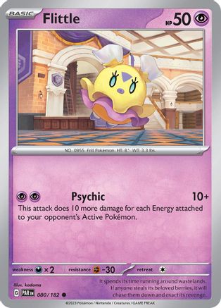 Flittle 080/182 - Reverse Holofoil Paradox Rift