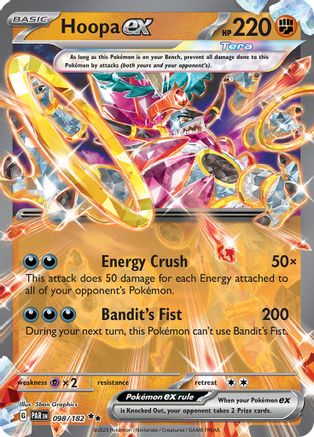 Hoopa ex 098/182 - Holofoil Paradox Rift