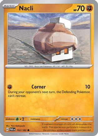 Nacli 102/182  - Reverse Holofoil SV04 Paradox Rift