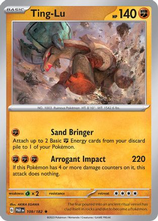 Ting-Lu 109/182 - Holofoil Paradox Rift