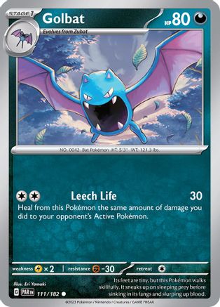 Golbat 111/182 - Reverse Holofoil Paradox Rift