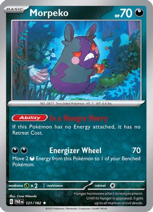 Morpeko 121/182  - Reverse Holofoil SV04 Paradox Rift