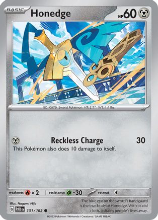 Honedge 131/182  - Reverse Holofoil SV04 Paradox Rift