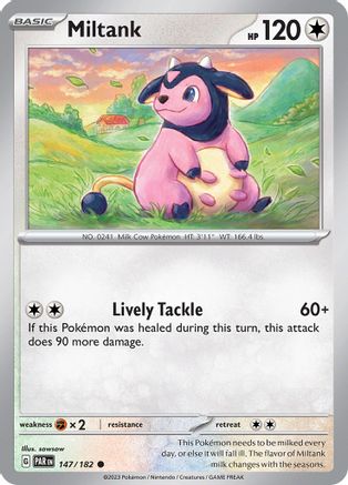 Miltank 147/182 - Reverse Holofoil Paradox Rift