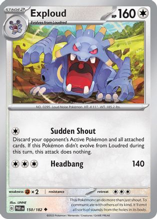 Exploud 150/182 - Reverse Holofoil Paradox Rift
