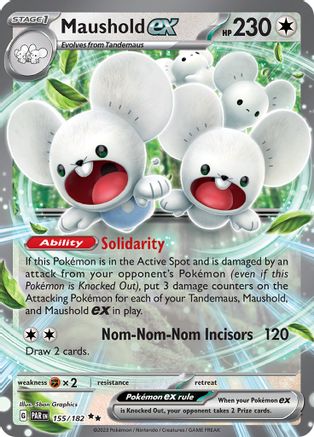 Maushold ex 155/182 - Holofoil Paradox Rift