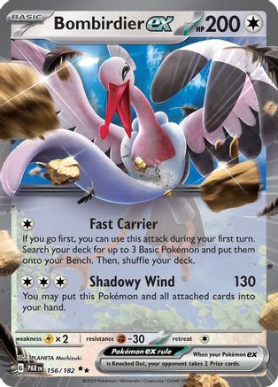 Bombirdier ex 156/182 - Holofoil Paradox Rift