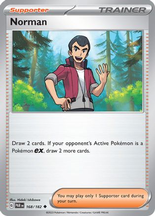 Norman 168/182 - Reverse Holofoil Paradox Rift