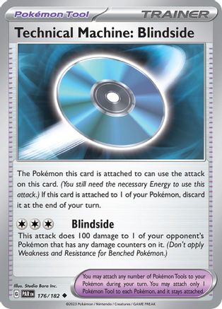 Technical Machine: Blindside 176/182  - Reverse Holofoil SV04 Paradox Rift